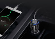 차량 듀얼 USB는 36W 6A QC 3.0 자동차 충전기를 포팅시킵니다
